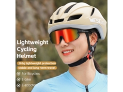 Casco de ciclismo transpirável ultraleve integrado para segurança S/MARCA