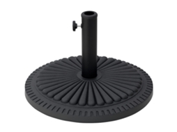 Base rotunda in HDPE da 14kg per pali Ø35-48mm, nero ZENCORE SERVICES