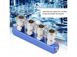 Laxiscreed Conector Pneumático Fêmea De 12mm Para Mangueira De Ar Com Interface De 4 Vias