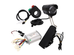 Kit Controlador de Bicicleta Elétrica 48v 800w com Acelerador, Luz e Chaves S/MARCA
