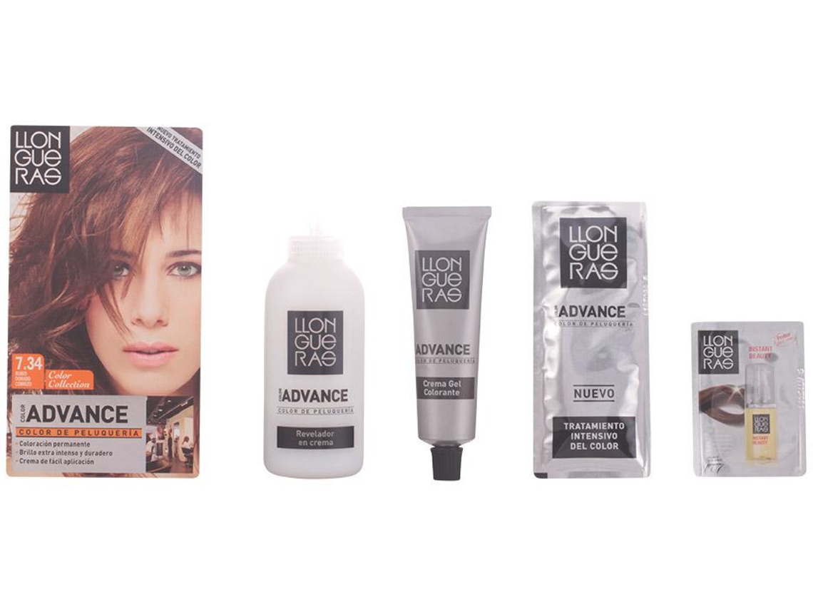 Coloração LLONGUERAS Color Advance Hair Colour N7.34-Rubio Escuro Dourado