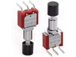 2 Peças Mpl 0-102-0003 L003 Rs Interruptor De Botão Reinicialização Sem Trava Com Tampa, 2 Velocidades, Curva, 1a 250v