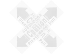 Adesivos de Aviso Automático para Portas PVC Embutido Branco, Efeito
