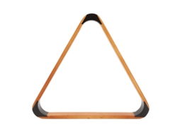 Rack Triângulo De Bola De Bilhar De Pinho 57.2mm Para 9 Bola Pool Tipo Britânico Americano Fancy Preto Amarelo
