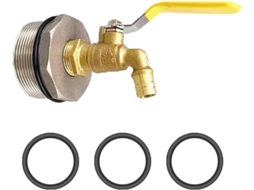 Torneira De Jardim Com Alavanca 1/2 Polegada, Plugue Mangueira Metal,