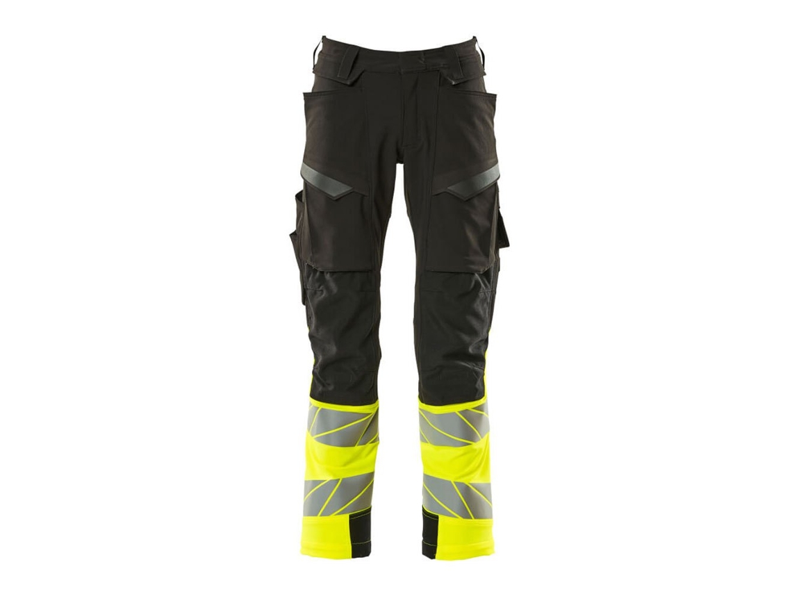 Calças Grandes Com Bolsos Para Joelheiras Accelerate Safe 19179 Preto 49 / 30 MASCOT
