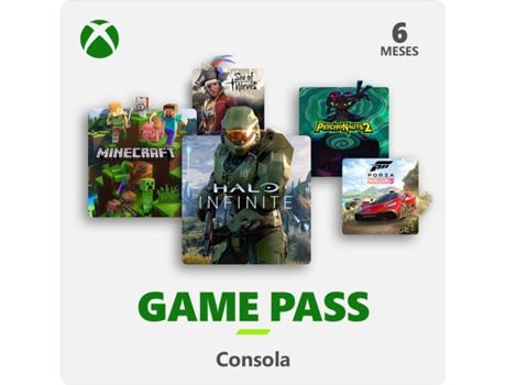 Cartão Xbox Game Pass 6 Meses (Formato Digital)