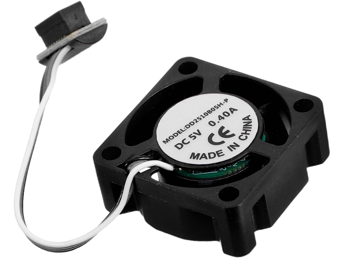 Ventilador Axial Cc De Plástico Preto, Com Rolamento Duplo.
