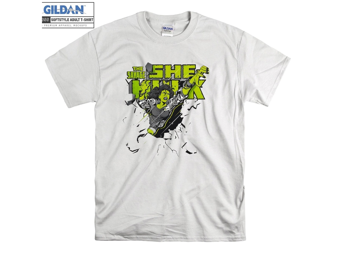 T-shirt Rockinstone Breakthrough She-hulk Marvel Comics(xl)