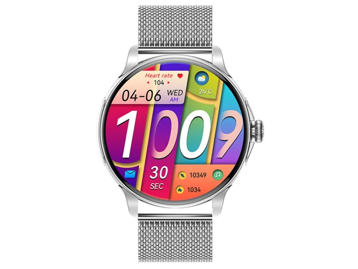 Smartwatch com chamadas Bluetooth, controle de voz, contadores de relógio personalizados, atualizações meteorológicas e reprodução de música Bestvite