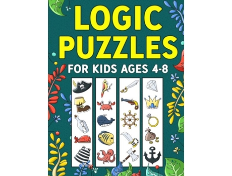 Livro Logic Puzzles For Kids Ages 4-8 De Activity Wizo (inglês)