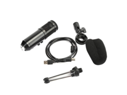 Microfone Condensador Omnidirecional Com Suporte De Absorção De Choques