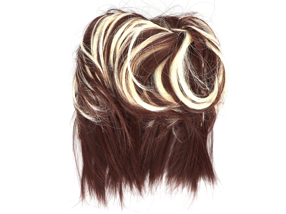 Rabo de cavalo desarrumado 2026 para mulheres, rabo de cavalo moderno, rabo de cavalo sintético para cosplay, dança e festas Q17‑7ah613