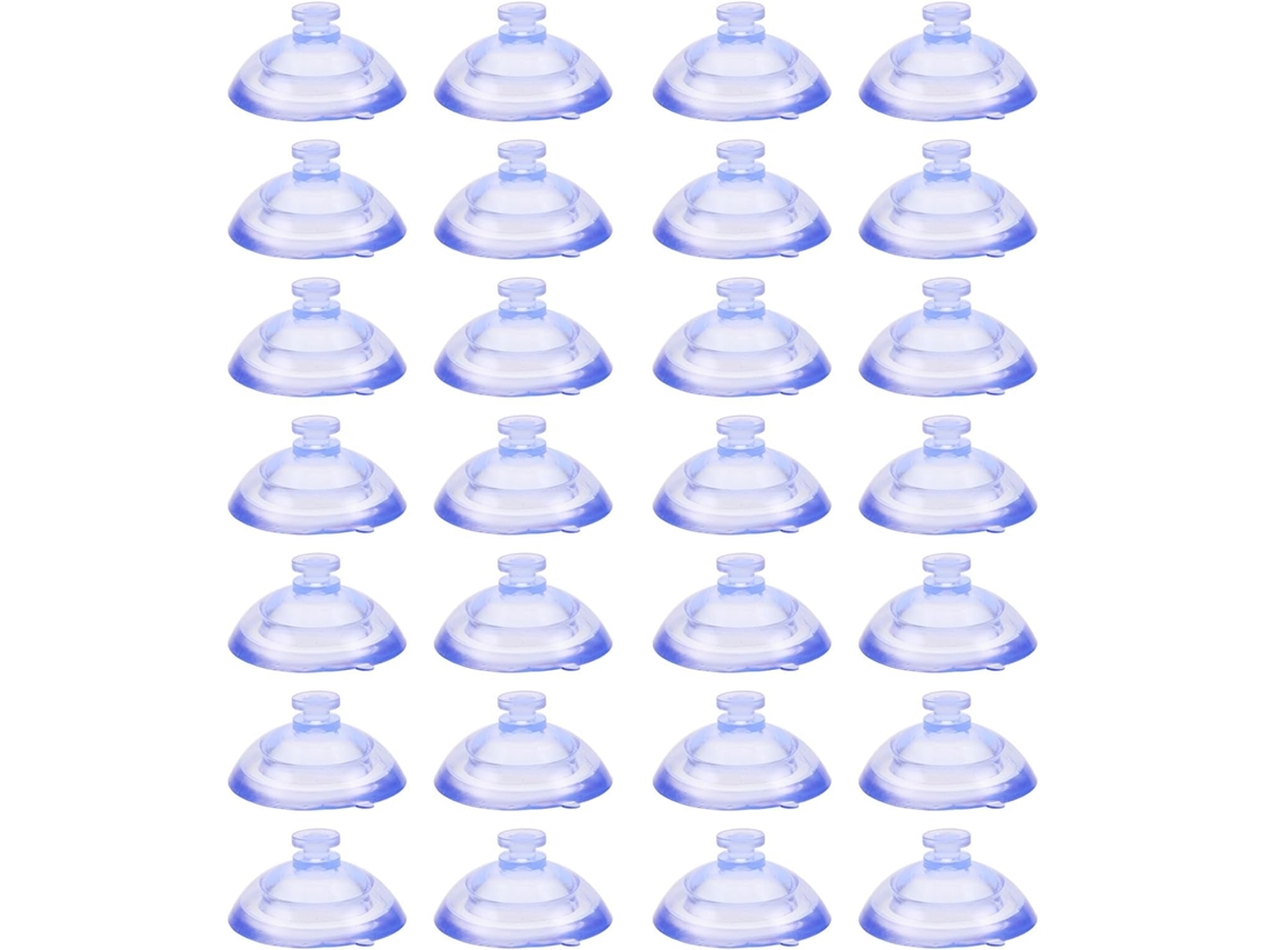 Conjunto De 30 Ventosas Para Janelas, Para Organização E Maior Estabilidade Feitas Em Pvc Transparente Tipo Cogumelo