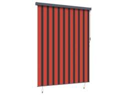 Estores de Rolo Laranja e Marrom 200 X 250 Cm Tecido e Alumínio MAISON EXCLUSIVE