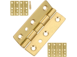 Dobradiças Hemobllo Para Piano, 6 Peças, Pequenas E Resistentes, Em Cobre, Para Tampas De Móveis, Caixas De Joias E