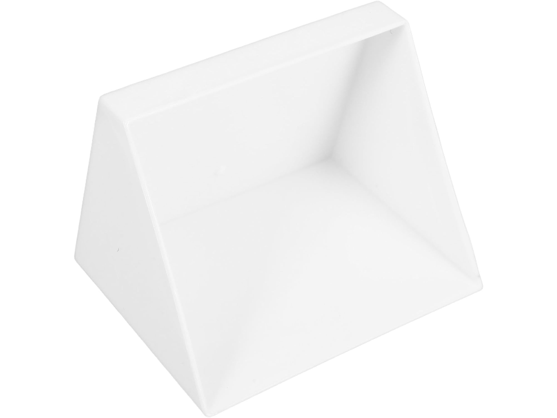 Caixa De Armazenamento Mesa Branca Em Pp, Sem Necessidade De Furar, Com Adesivo, Estilo Minimalista