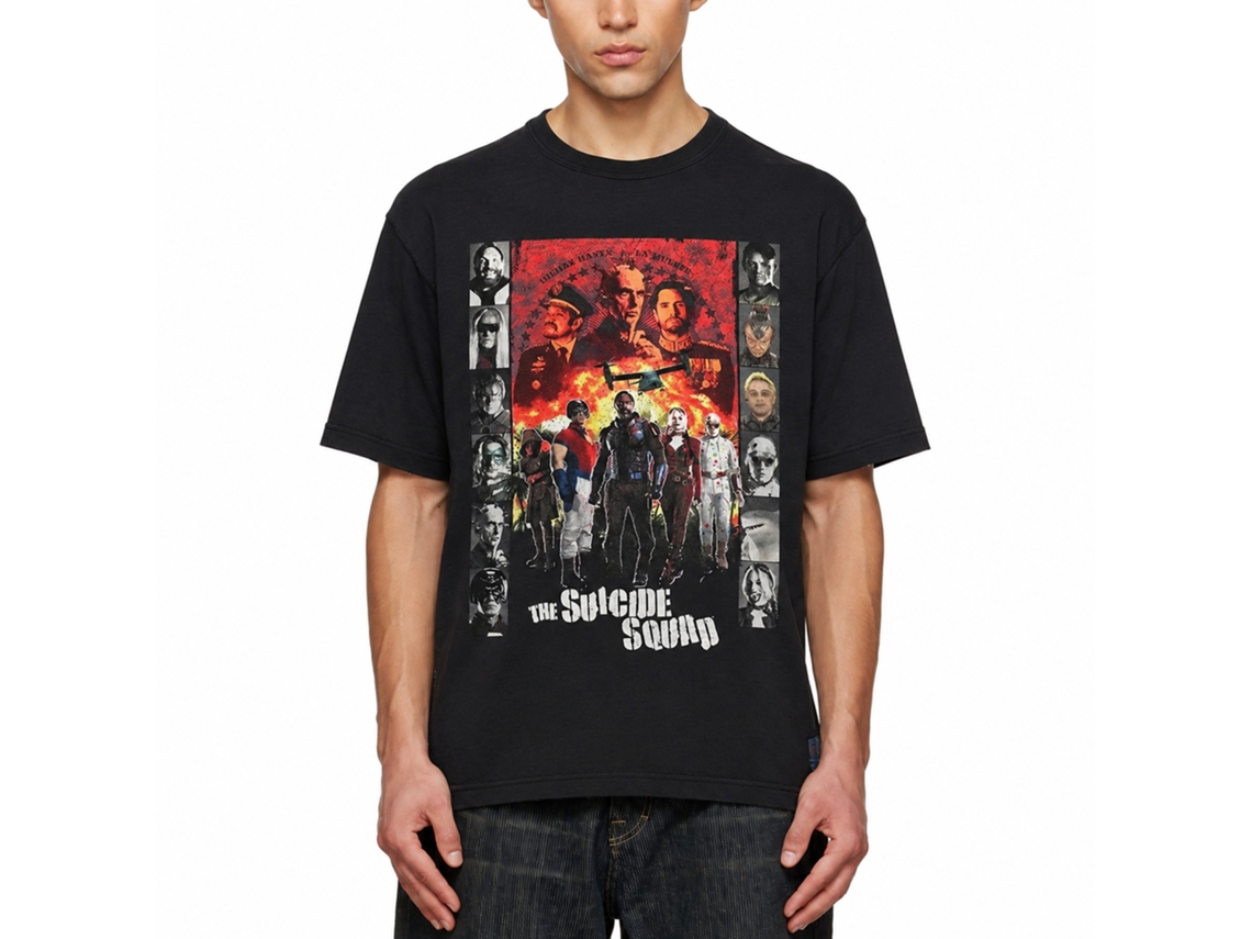 Rockinstone Suicide Squad Team Poster T-shirt Unisex Adults Size:l