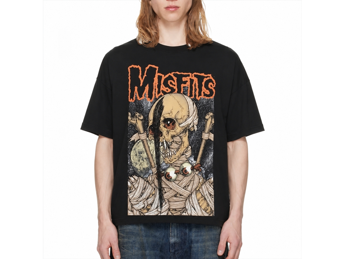 Misfits Pushead Vampire T-shirt Classic Unisex Adults Size:s