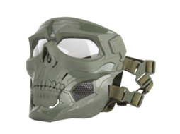 Máscara De Cabeça De Esqueleto Para Proteção E Cosplay Halloween
