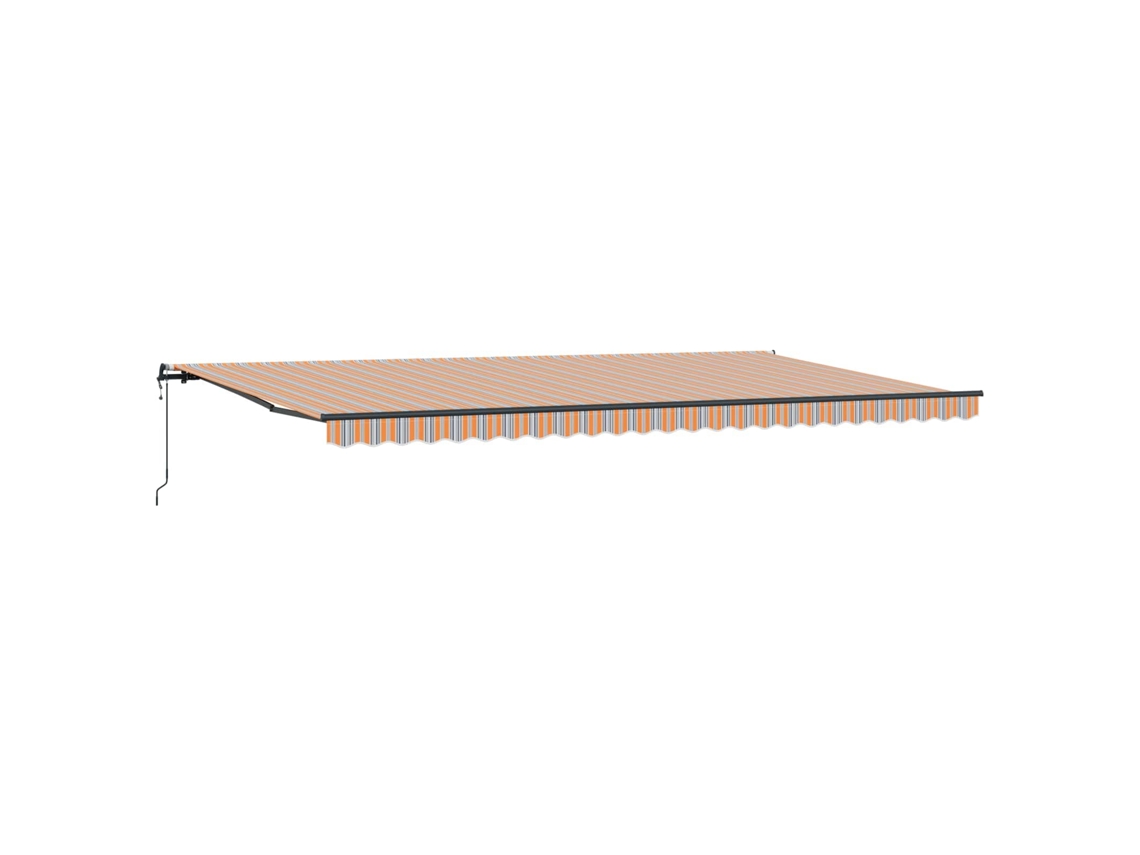 Toldo retrátil multicolor 600x300 cm