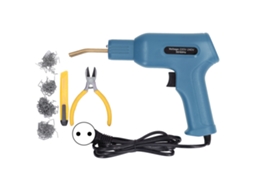 Kit de solda com pregos para reparo de plástico automotivo de 50 W, para-choques, com 4 tipos de pregos, plugue europeu 220-240 V.