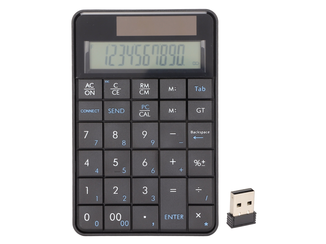 Teclado Numérico Sem Fio Teclado Numérico Calculadora