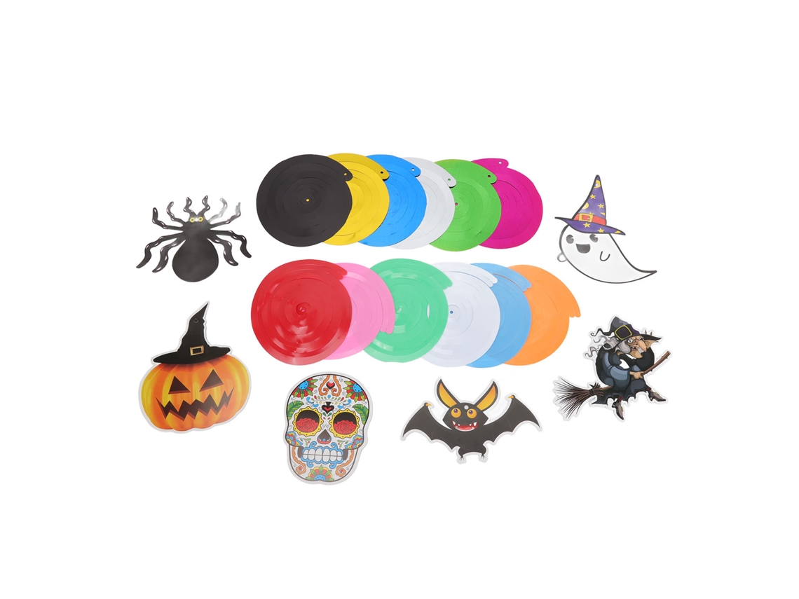 Mali decorações Giratórias para Pendurar de Halloween Fofas Reutilizáveis Diy para Tetos e Quartos