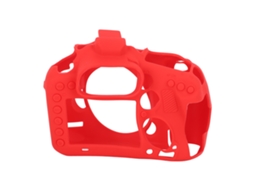 Capa de silicone 2026 para câmera 7D Mark II, ultrafina, leve, resistente a arranhões, macia e protetora, vermelha.
