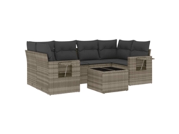 Garden Sofa Set, Garden Sofa Sets Vidaxl Cinzeto Rattan / Vime (n/a)