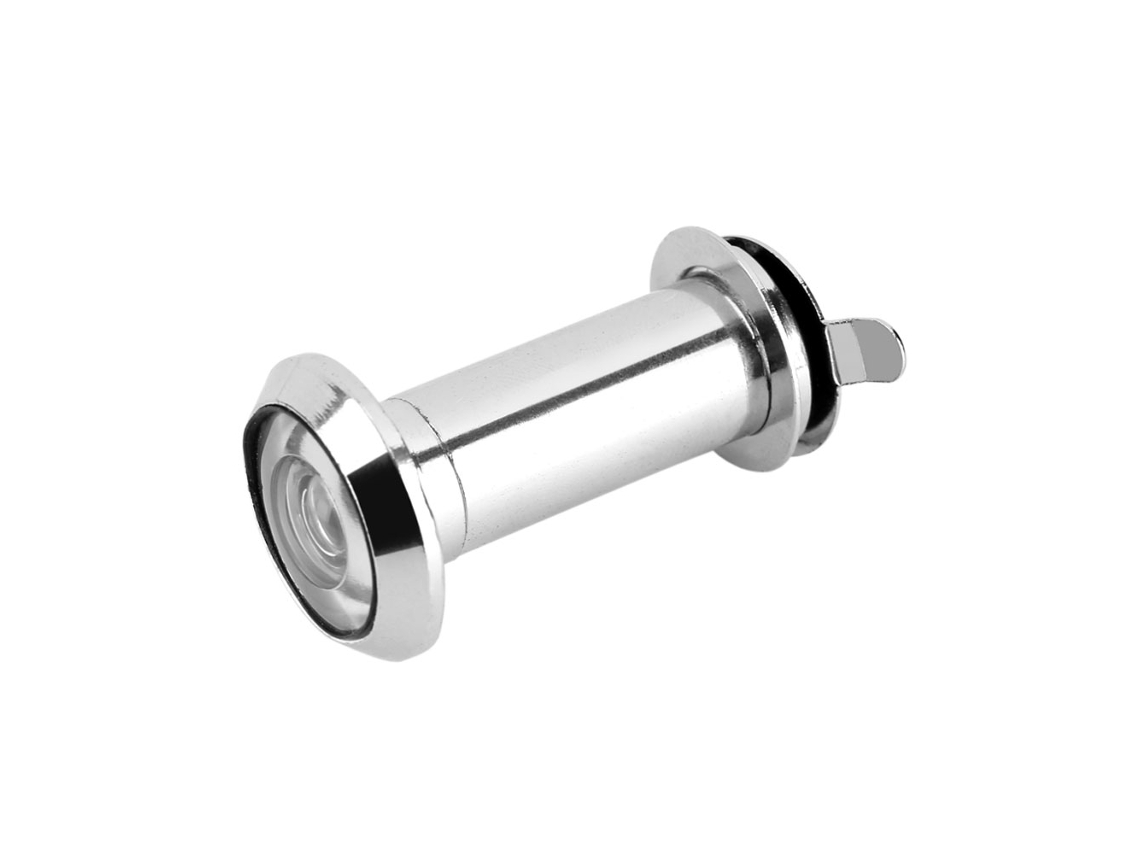 Visor De Porta Anti-arrombamento De Liga De 14mm, Com Ângulo Amplo De 220 Graus E Tampa Traseira