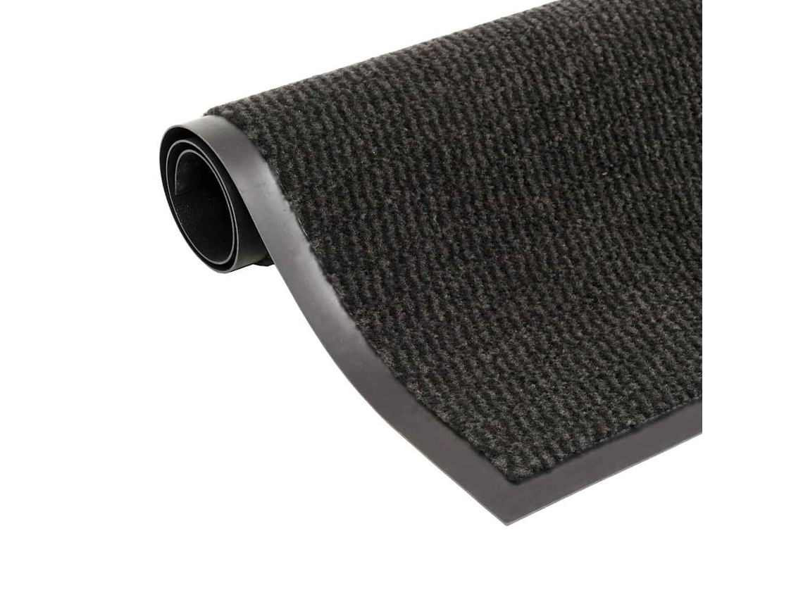 Vidaxl Tapete Controlo De Pó Retangular Tufado 40x60 Cm Preto