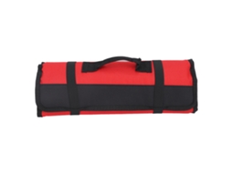 20 Slots Multifuncional Portable Chef Knife Roll Storage And Protector Bag For Kitchen, Travel And Camping Red Other