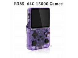 R36s Mini Console De Jogos Portátil Retrô Com Tela Ips De 3,5 Polegadas Nostalgia88