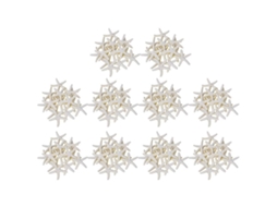 150 Estrellas De Mar De Dedo Cremosas Para Decoración De Boda, Hogar Y Proyectos Artesanales