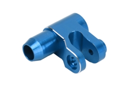 Braço De Servo De Direção Rc Em Liga De Alumínio Cnc Alta Precisão Para Carro Rc Traxxas 1/5 Azul