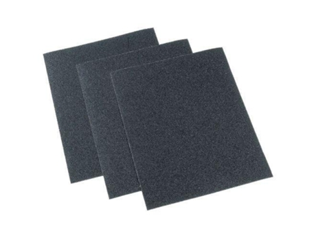 Caixa de 25 folhas de tela de lixa de 230x280 mm grão 2,5/50 GELVA