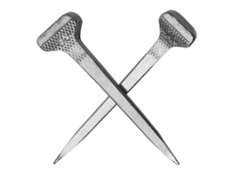 Pregos de Ferradura Hammer Head 250 Unidades Prateado 48 Mmmustad