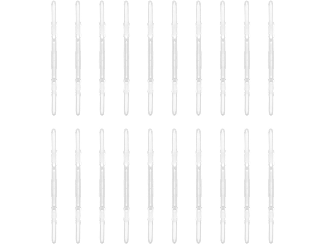 Clipes Kombuida Com Fixação Forte, Ideal Para Mesa, 20 Clipes Plásticos, Design Ergonômico E Ótima Opção De