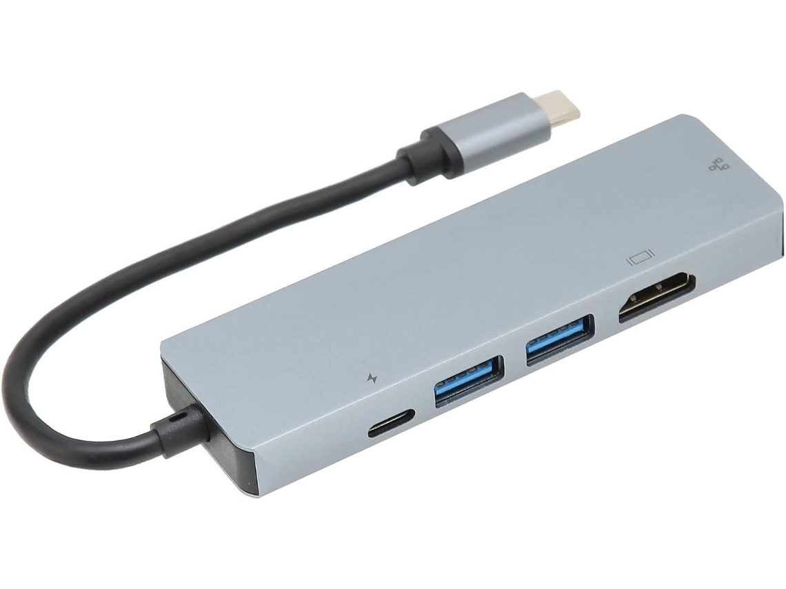 Hub Usb-c 5 Em 1, Usb Ethernet A, Transferência De Dados Rápida E