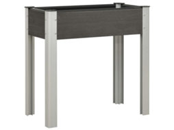 Raised Bed, Raised Beds Vidaxl Cinzeto Wpc (75 X 40 X 75 Cm)