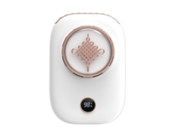 Mini Ventilador Portátil Recarregável Branco com 3 Velocidades e Bateria de 2000mah BRILVIBERA