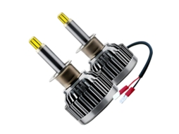 Lâmpadas Led Automotivas Ushobe H1, 1par, Ultrabrilhantes 18000lm, Alumínio Aeronáutico, Ajustáveis Em 360 Graus, Alta