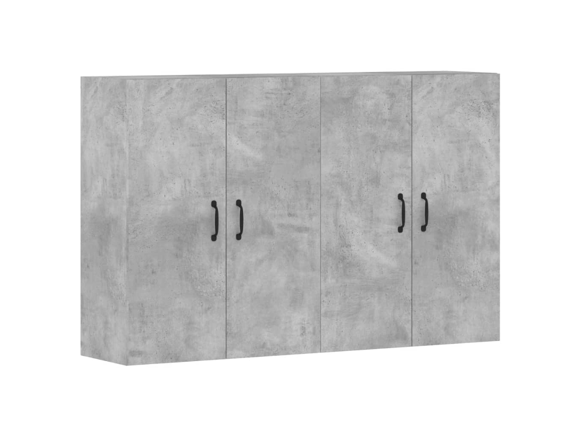 Conjunto de Móveis de Parede Derivado da Madeira Cinzento Cimento MAISON EXCLUSIVE