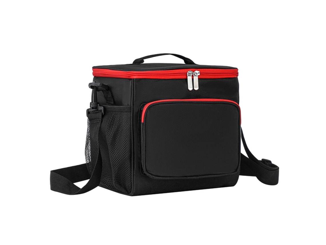Bolsa de Almoço, Reutilizável, com Alça de Ombro Ajustável, Preta, para Adultos ZYBLSSBB