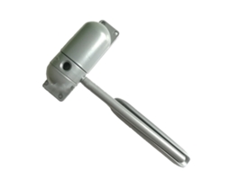 Fechador de Porta Automático Mini de Metal Primerox com Mola Oculta e Baixo Ruído para Residência Cinza