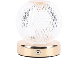 Luminária de mesa multifuncional Emukoep Semi-Fio, com 3 temperaturas de aquecimento, recarregável, ideal para ambientes internos e externos.
