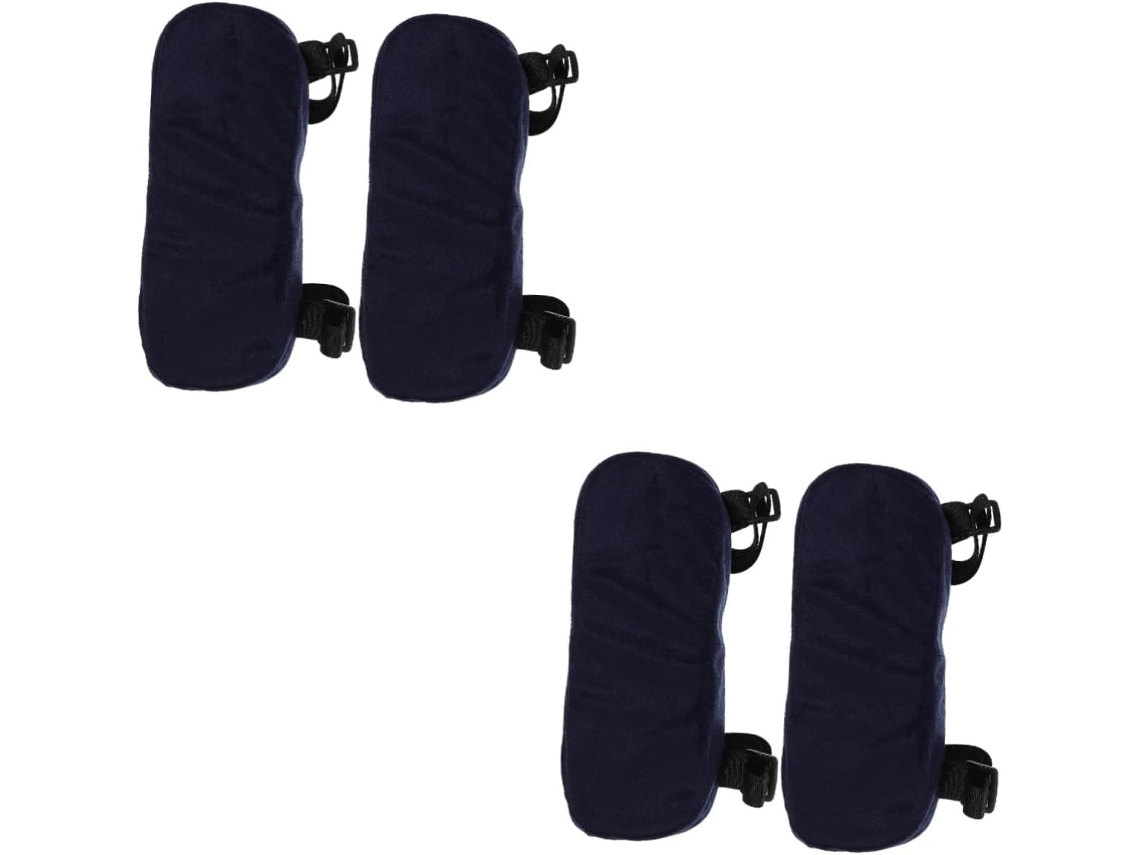 2 Pares De Almofadas Apoio Braço Em Espuma Viscoelástica, Resistentes E Duráveis, Perfeitas Para Cadeiras De Jogos E