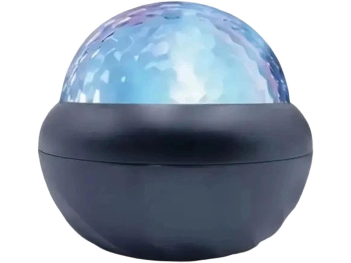 Luminária Noturna Portátil De Cristal Led Multicolorida Com Controle