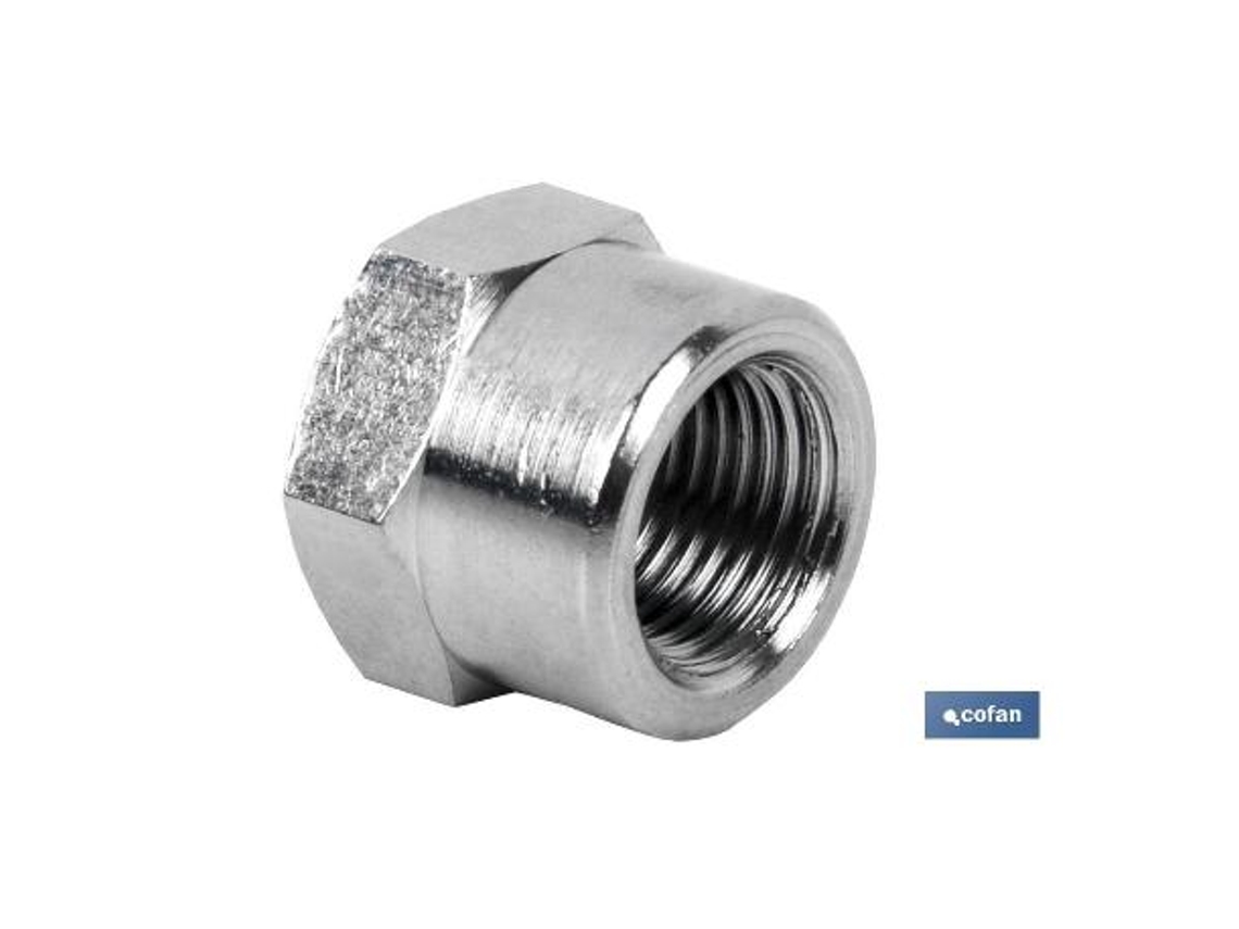 Tapon hex. rosca hembra r-3/4   caja 5 unid.